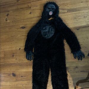 Target Furry Black Gorilla Jumpsuit Costume